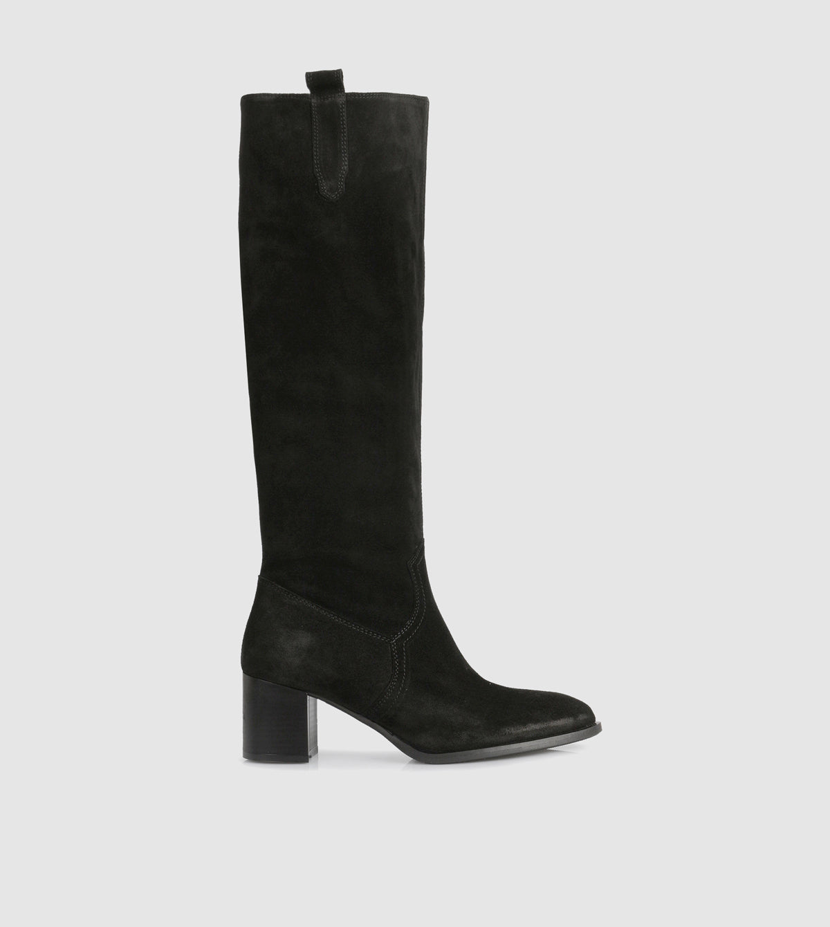 Di black suede over the hot sale knee boots